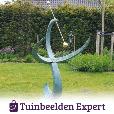 zonnewijzer brons voor in de tuin